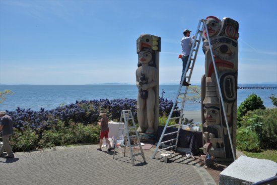 White Rock Totem Poles