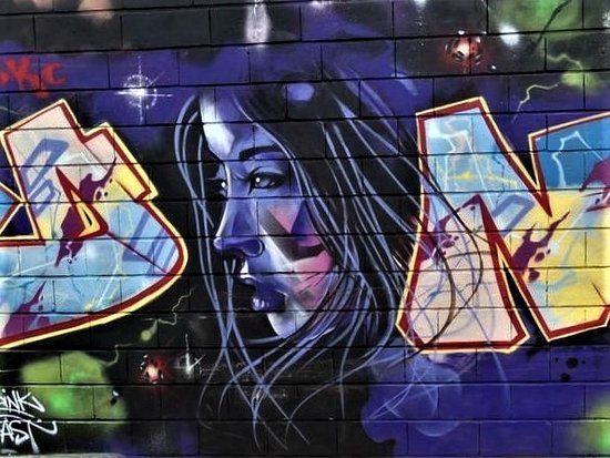 Fresque Profile Bleu