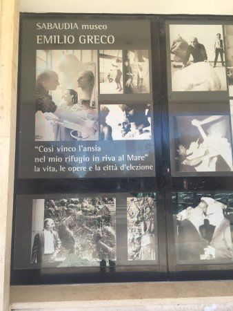 Sabaudia Emilio Greco museum